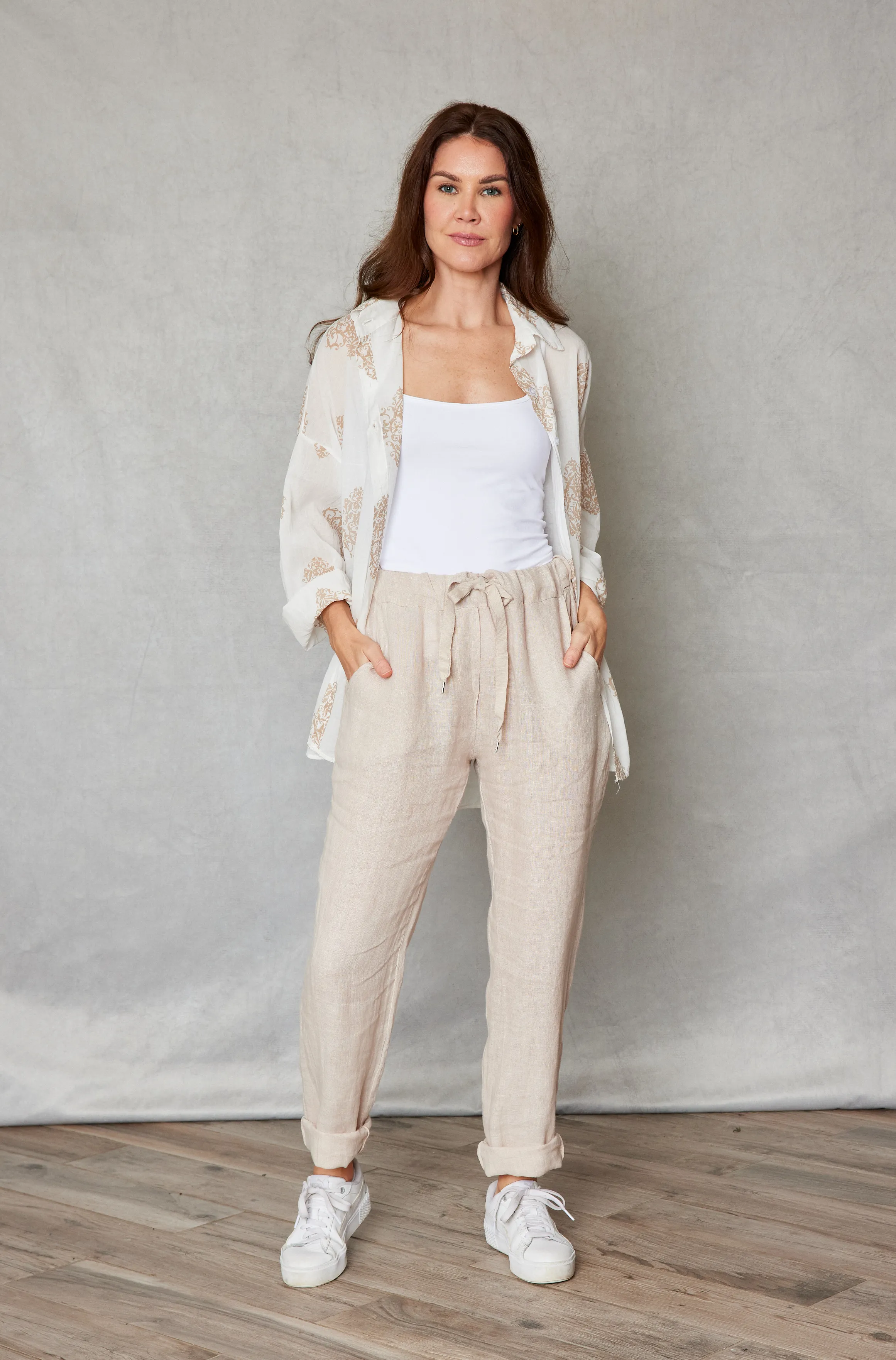 Slim Linen Pant