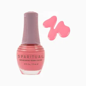 SpaRitual Nourishing Lacquer Polish - Glowing Heart - Dusty Pink Creme - 15ML