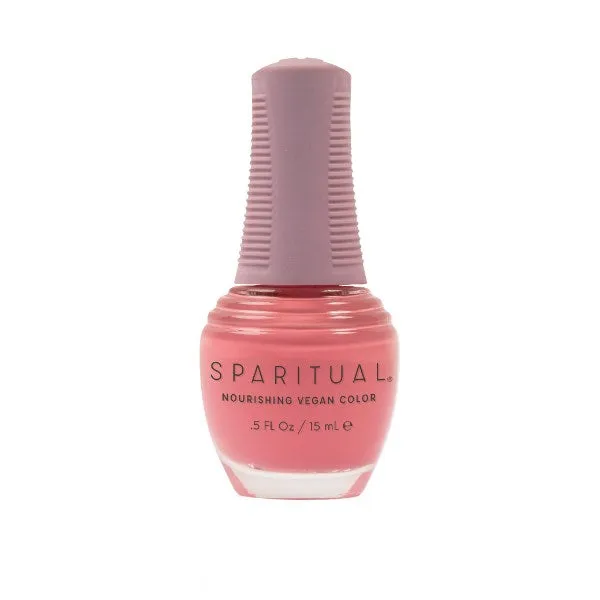 SpaRitual Nourishing Lacquer Polish - Glowing Heart - Dusty Pink Creme - 15ML