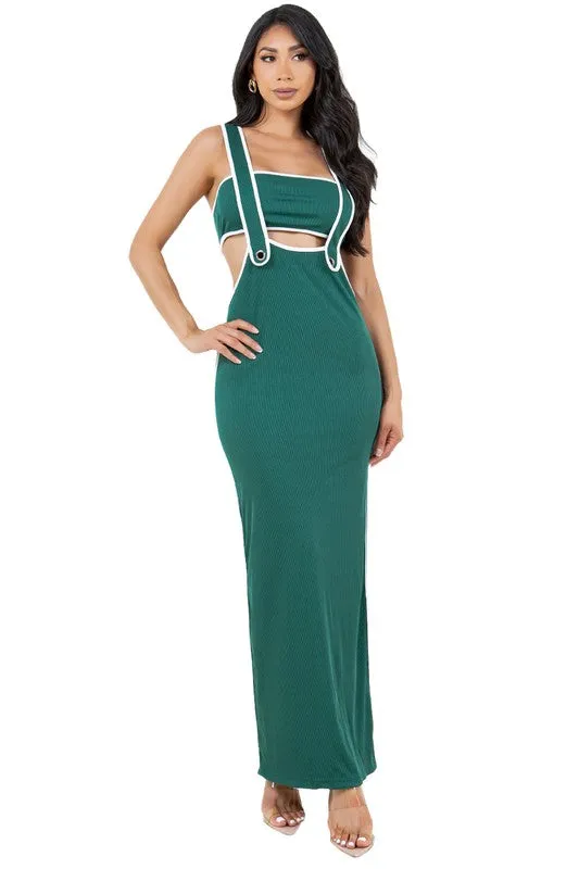 STRAPPED SUMMER DRESS SET