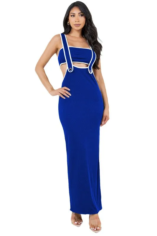 STRAPPED SUMMER DRESS SET