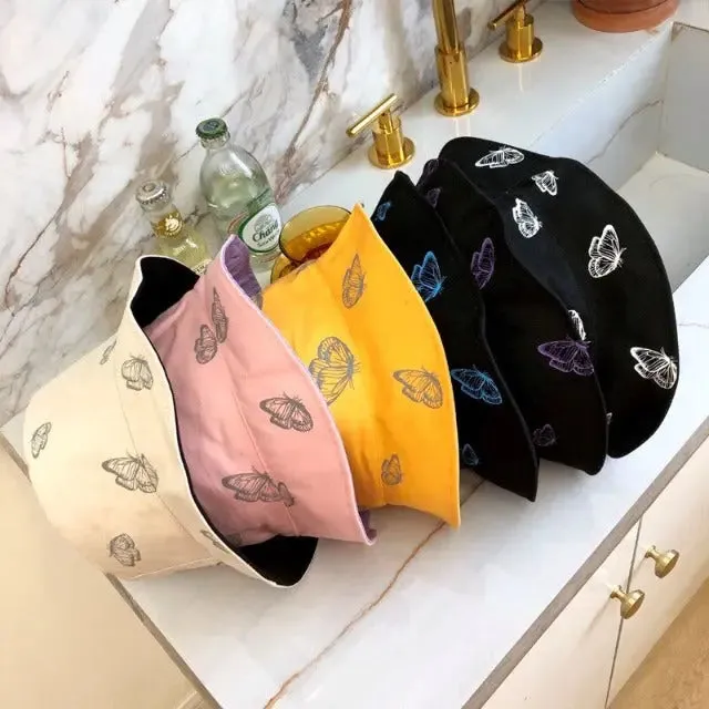 The iconic butterfly print bucket hat