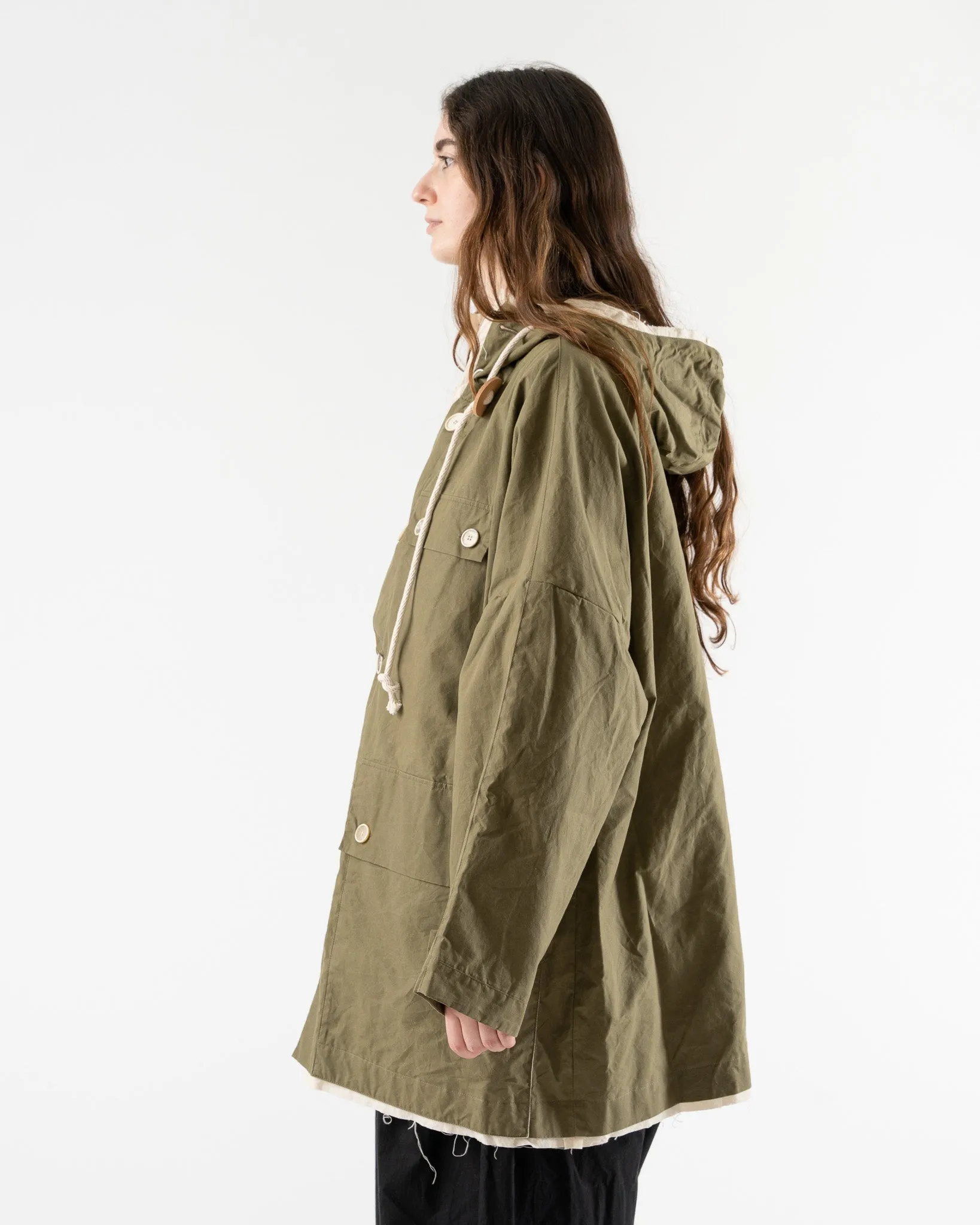 Toogood Trawlerman Coat in Khaki