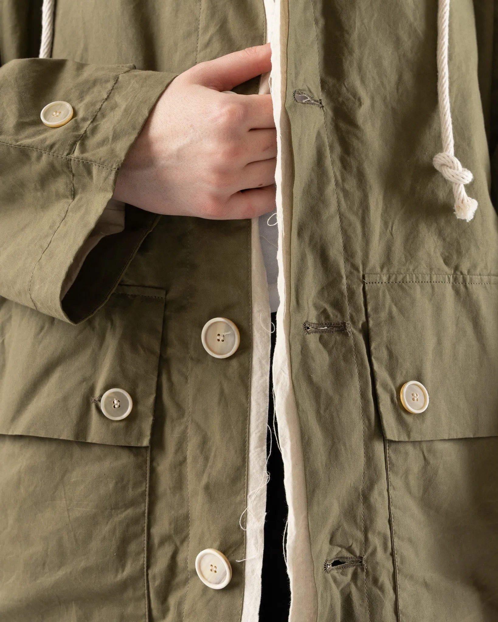 Toogood Trawlerman Coat in Khaki