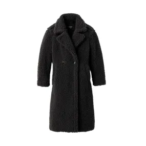 UGG Womens Gertrude Long Teddy Coat