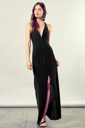 V Neck Sleeveless Maxi Dress