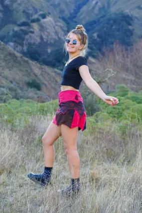 Velvet Short Wrap Skirt