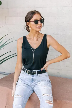 Vero Moda Georgia Tank in Black