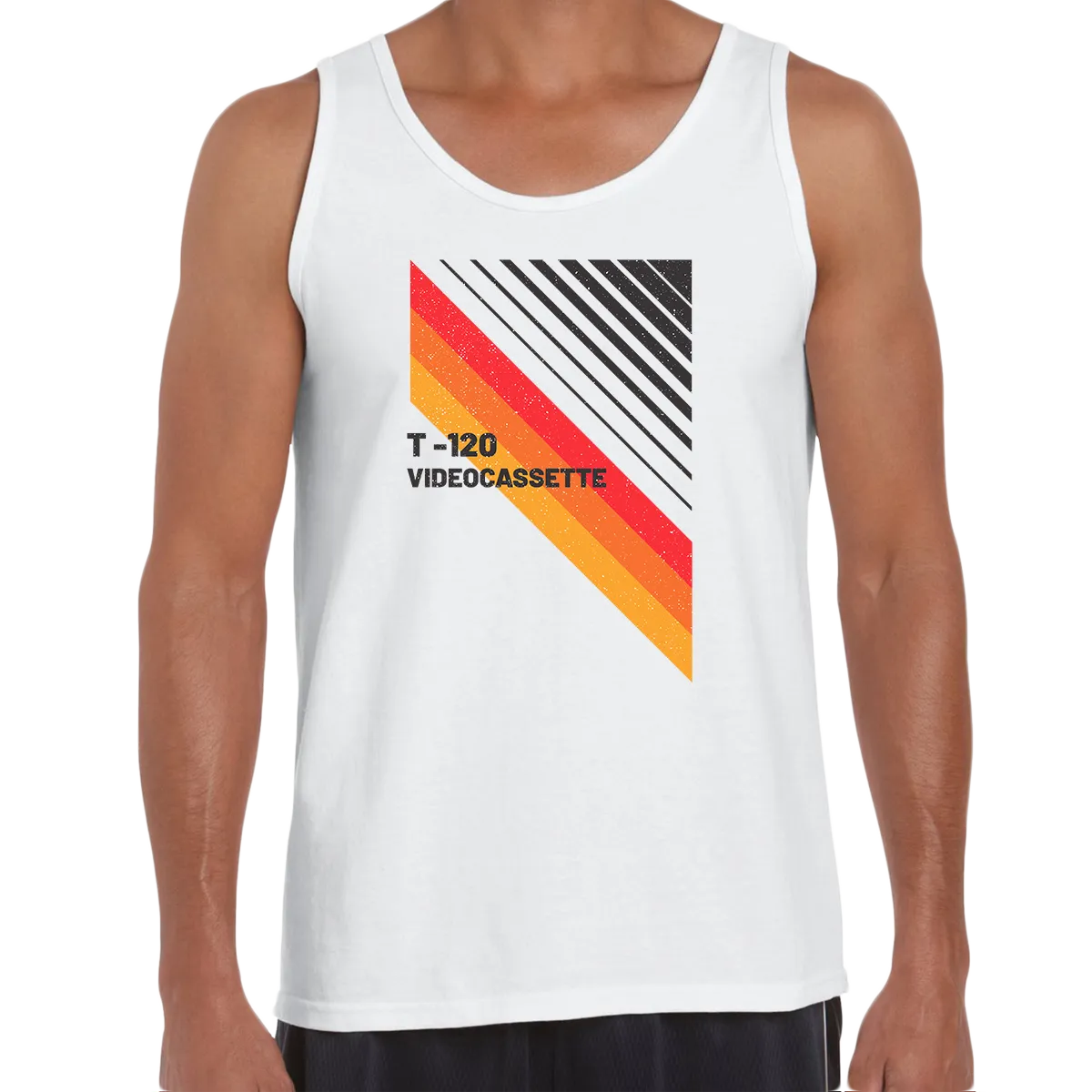VHS Cassette Retro 80s Tank Top Video Tape Akai, Sony, Scotch, Fuji Grunding