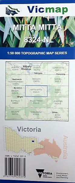 Vicmap - Mitta Mitta - 8324-N