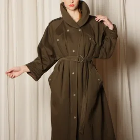 Vintage 70's Ramosport France Cotton Trench Coat