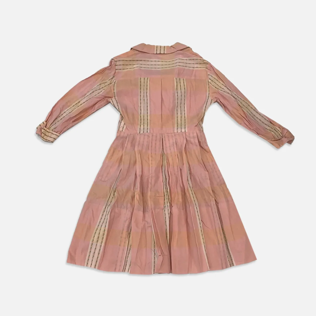 Vintage Pink Shirt Dress