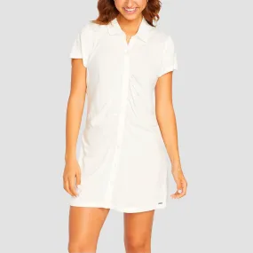 Volcom Coco Ho Shirt Dress Star White - Womens