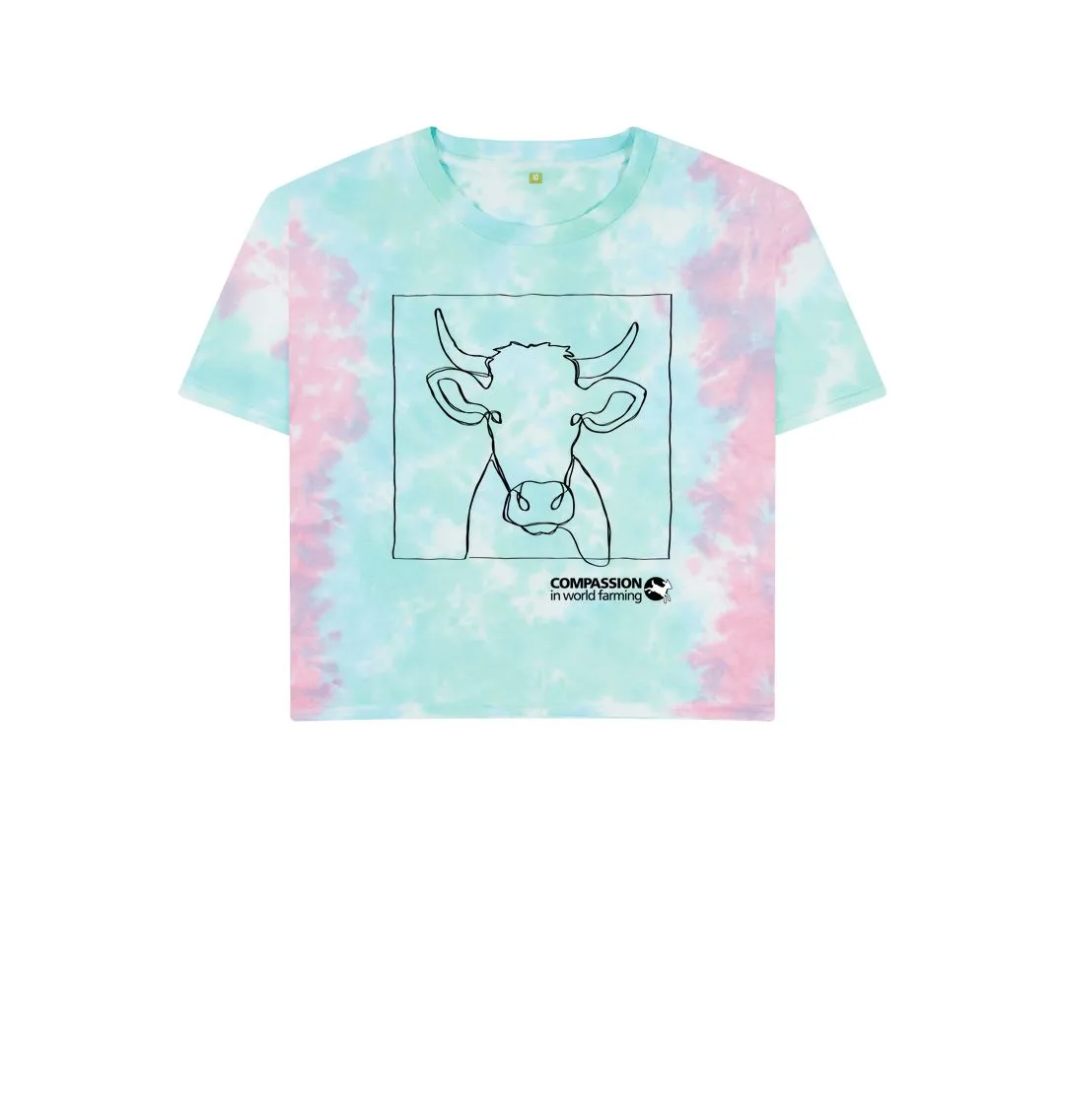 Women's Cow Boxy T-shirt