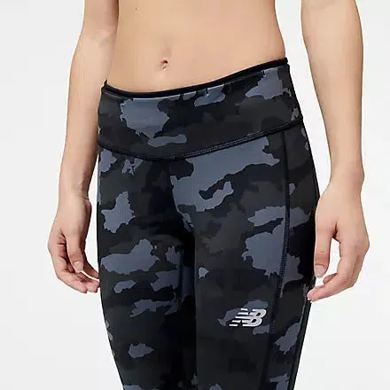 Women's Printed Accelerate Capri - Phantom