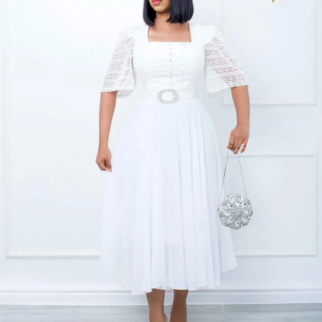 Women's Stylish Chiffon Beaded Dress