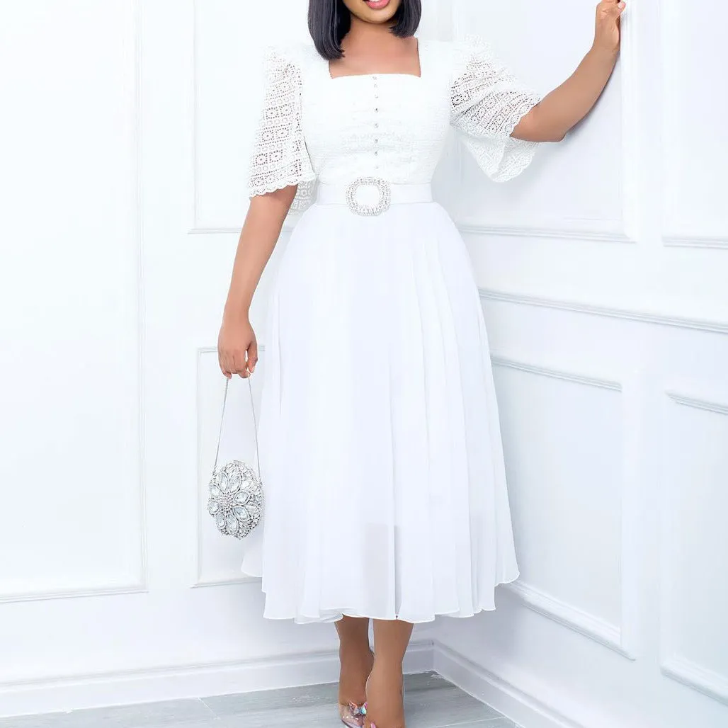 Women's Stylish Chiffon Beaded Dress