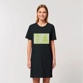 Yellow Cloud Organic T-Shirt Dress